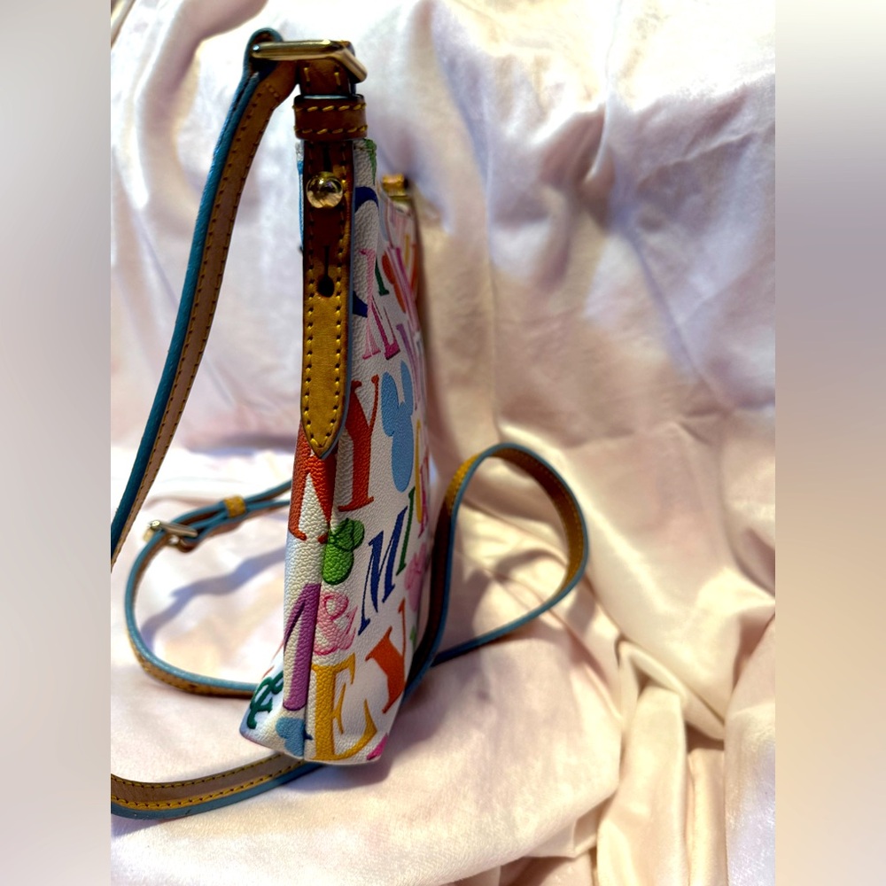 Dooney & Bourke Disney Minnie & Mickey Alphabet Crossbody Bag- Discontinued - Picture 3 of 9